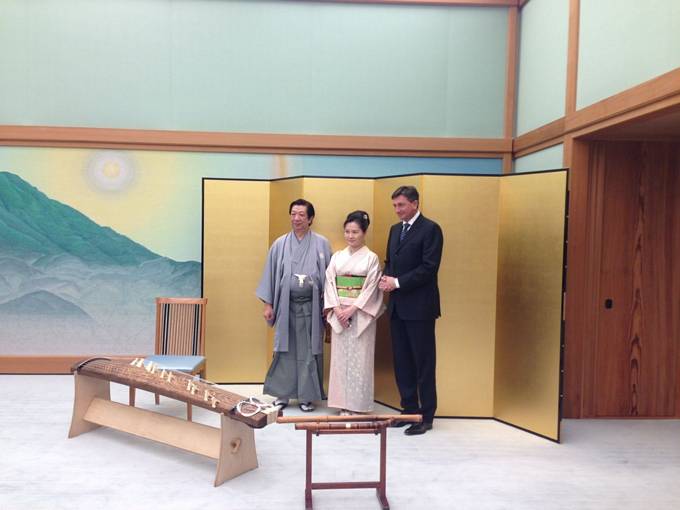 Predsednik republike Borut Pahor zakljuil obisk na Japonskem z obiskom stare cesarske prestolnice Kyoto